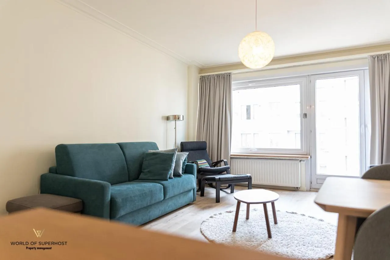 아파트 Helene, Appartement Vlakbij Het Strand 오스텐드 벨기에